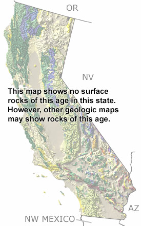 Silurian in California map