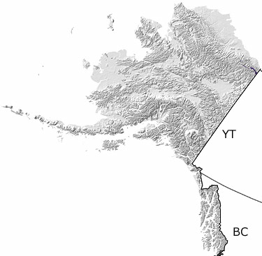 Cambrian in Alaska map