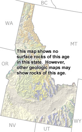 Permian in Idaho map