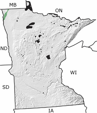 Jurassic in Minnesota map
