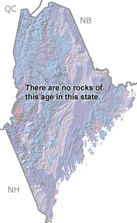 Jurassic in Maine map