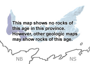 Silurian in Prince Edward Island map