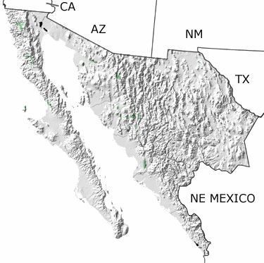 Jurassic in Northwest region map