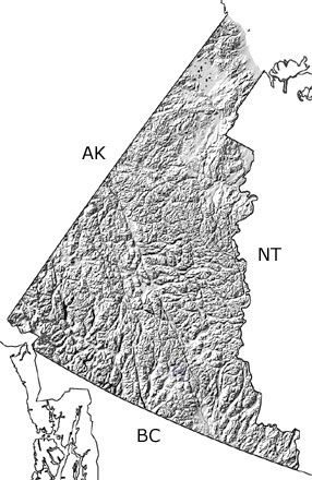 Silurian in Yukon Territory map